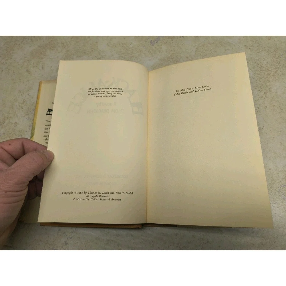 Black‎ Alice by Thom Demijohn 1968 DJ Hardcover 1st Ed.